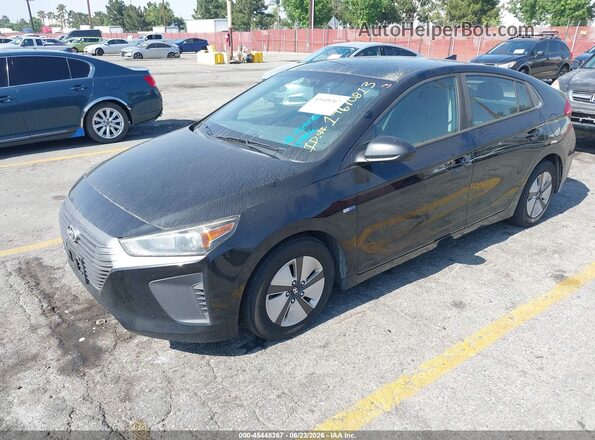 KMHC65LC7JU095533 2018 HYUNDAI IONIQ HYBRID Black Przód lewy