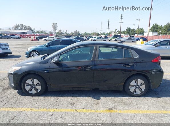 KMHC65LC7JU095533 2018 HYUNDAI IONIQ HYBRID Black Widok wnętrza 360 stopni