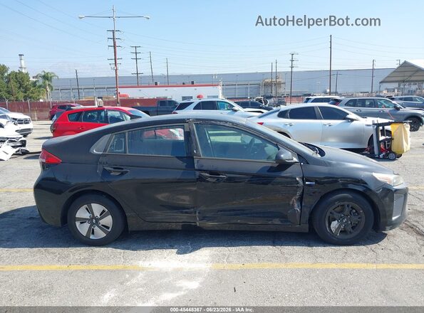 KMHC65LC7JU095533 2018 HYUNDAI IONIQ HYBRID Black Widok wnętrza z tyłu