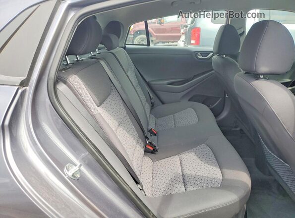 KMHC65LC7KU114597 2019 HYUNDAI IONIQ Gray Rear seats view