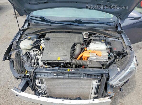 KMHC65LC7KU114597 2019 HYUNDAI IONIQ Gray Rear interior view