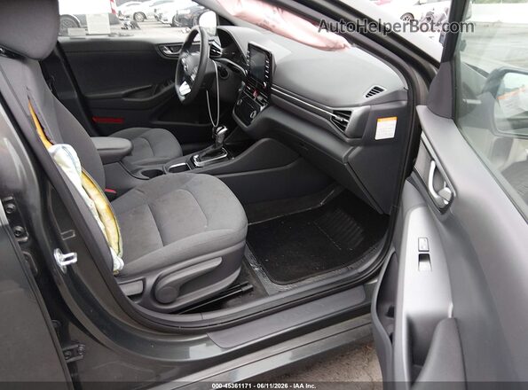 KMHC65LC7LU234868 2020 HYUNDAI IONIQ HYBRID Gray წინა სალონის ხედი
