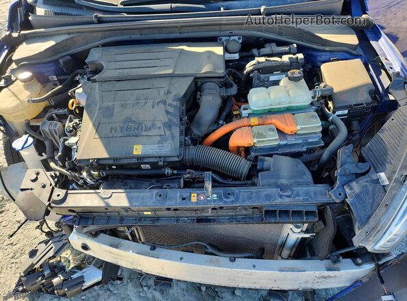 KMHC65LC8LU212765 2020 HYUNDAI IONIQ Blue Engine compartment view