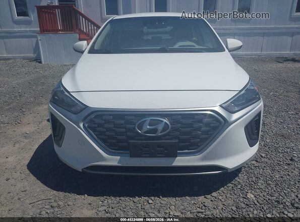 KMHC65LC8LU218064 2020 HYUNDAI IONIQ HYBRID White ხელსაწყოთა პანელის ხედი