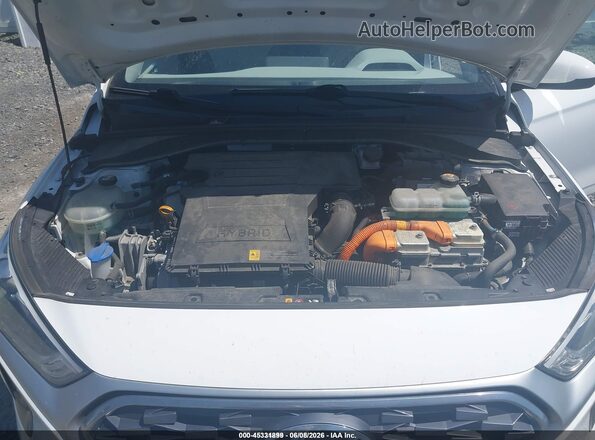 KMHC65LC8LU218064 2020 HYUNDAI IONIQ HYBRID White უკანა ხედი