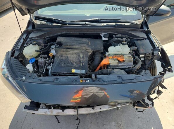 KMHC65LC8LU229047 2020 HYUNDAI IONIQ Gray Вид задньої частини салону
