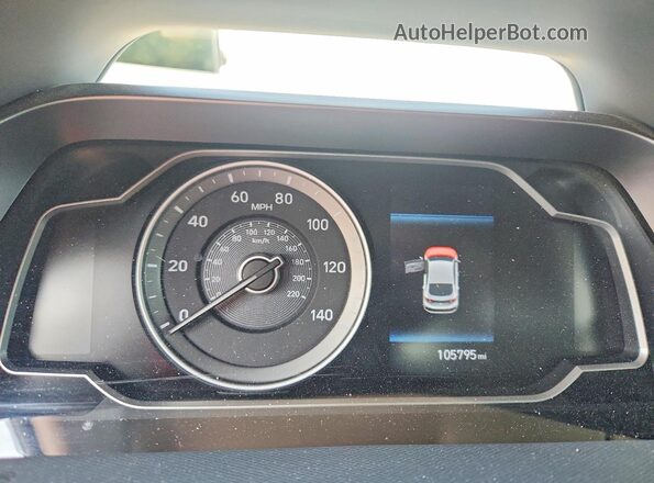 KMHC65LC8LU229047 2020 HYUNDAI IONIQ Gray Вид щитка приладів