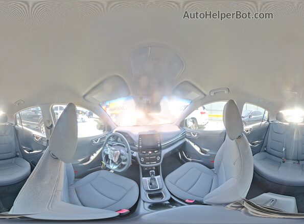 KMHC65LC8LU229047 2020 HYUNDAI IONIQ Gray Панорамний вид салону 360°
