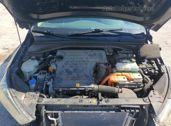 KMHC65LC9JU076708 2018 HYUNDAI IONIQ Black Rear interior view