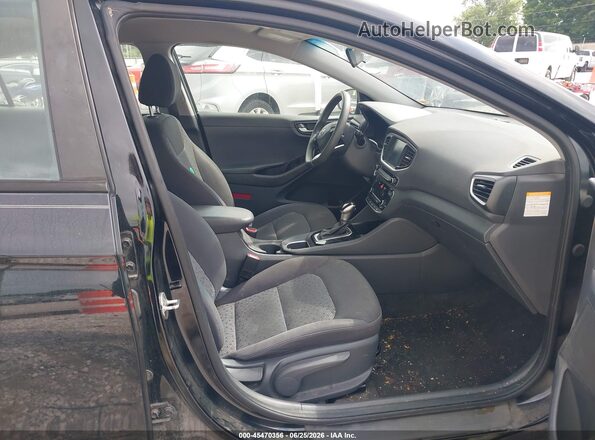 KMHC65LC9KU133829 2019 HYUNDAI IONIQ HYBRID Black Вид салону спереду