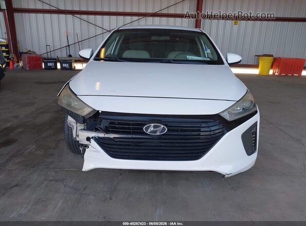 KMHC65LC9KU145222 2019 HYUNDAI IONIQ HYBRID White Widok zestawu wskaźników