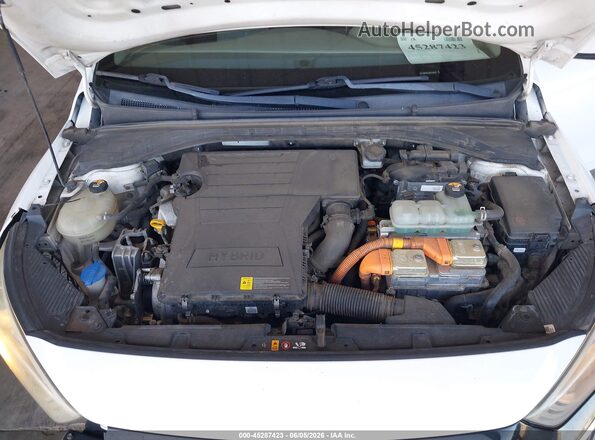 KMHC65LC9KU145222 2019 HYUNDAI IONIQ HYBRID White Widok z tyłu