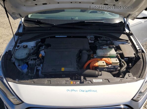 KMHC65LC9LU210121 2020 HYUNDAI IONIQ White Vista del compartimento del motor