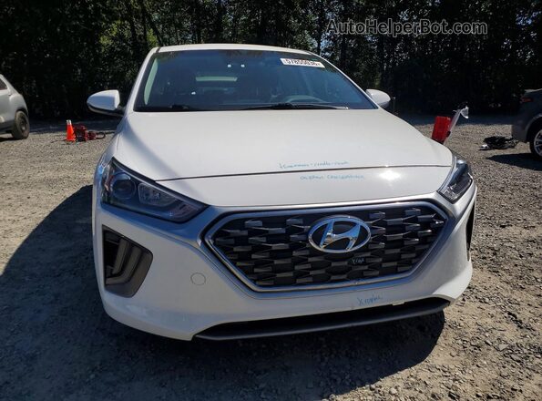 KMHC65LC9LU210121 2020 HYUNDAI IONIQ White Vista frontal