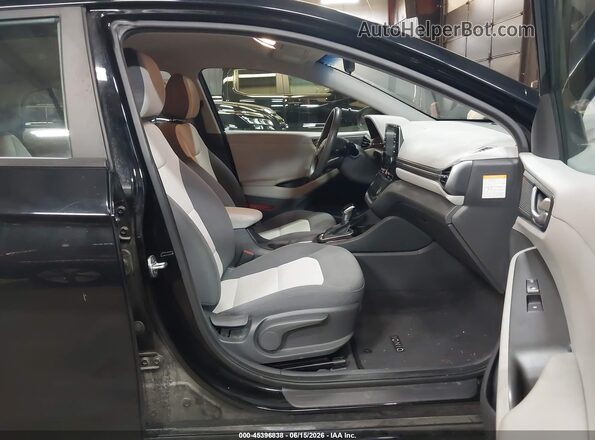 KMHC65LC9LU220115 2020 HYUNDAI IONIQ HYBRID Black წინა სალონის ხედი