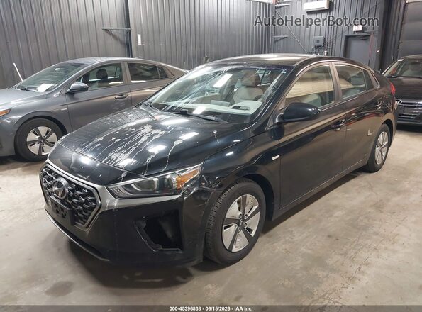 KMHC65LC9LU220115 2020 HYUNDAI IONIQ HYBRID Black წინა მარცხენა ხედი სამი მეოთხედიდან