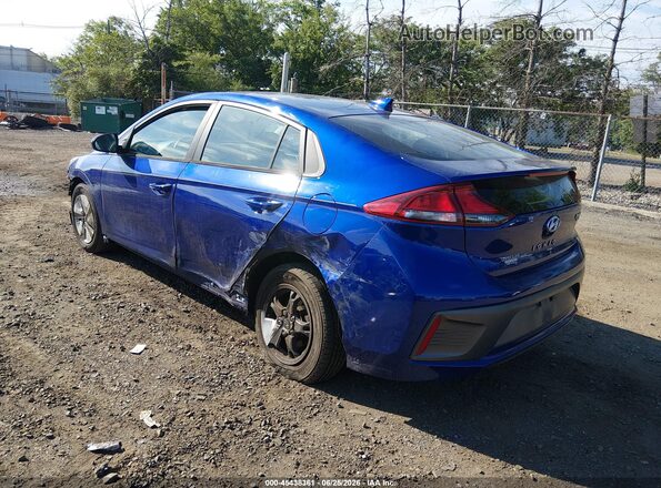 KMHC65LC9NU270239 2022 HYUNDAI IONIQ HYBRID Blue Հետևի ձախ