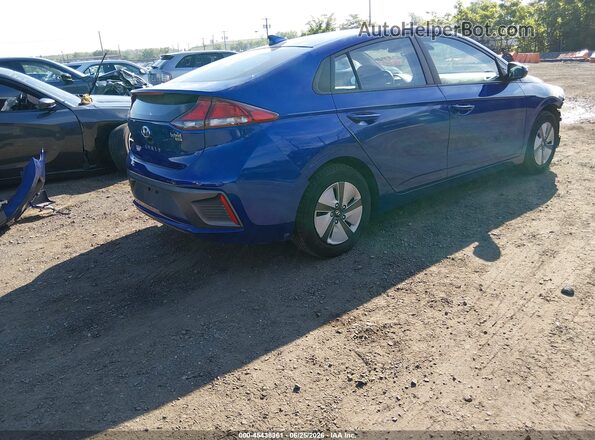 KMHC65LC9NU270239 2022 HYUNDAI IONIQ HYBRID Blue Հետևի աջ
