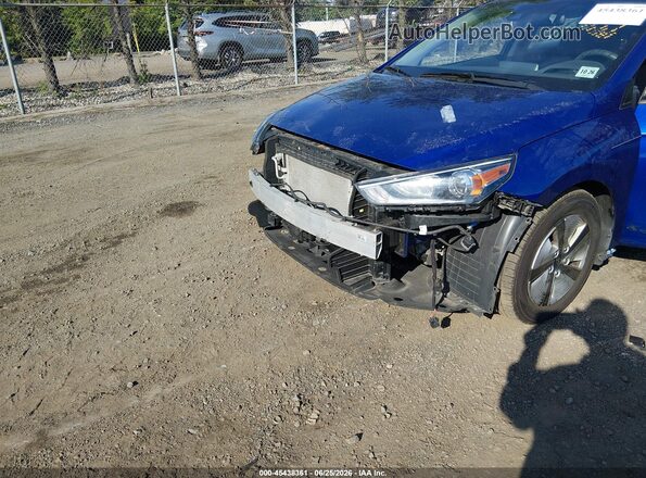 KMHC65LC9NU270239 2022 HYUNDAI IONIQ HYBRID Blue Դիմացի տեսք