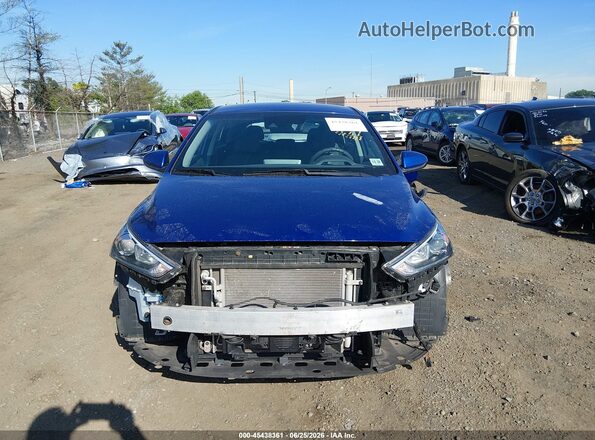 KMHC65LC9NU270239 2022 HYUNDAI IONIQ HYBRID Blue Սարքավորումների վահանակի տեսք