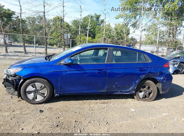 KMHC65LC9NU270239 2022 HYUNDAI IONIQ HYBRID Blue Սալոնի 360 աստիճան տեսք