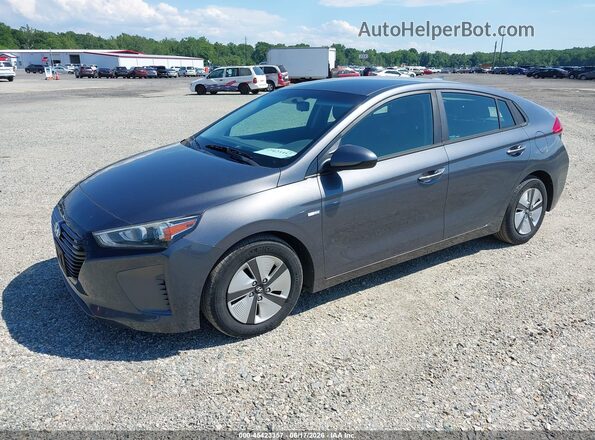 KMHC65LCXKU107725 2019 HYUNDAI IONIQ HYBRID Gray Front left