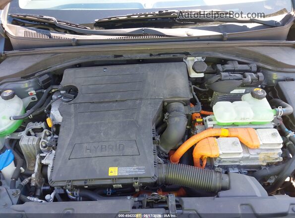 KMHC65LCXKU107725 2019 HYUNDAI IONIQ HYBRID Gray Rear view
