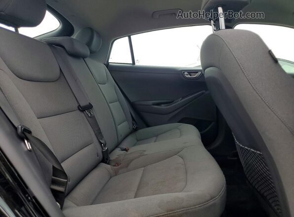 KMHC65LCXLU231303 2020 HYUNDAI IONIQ Black უკანა სავარძლების ხედი