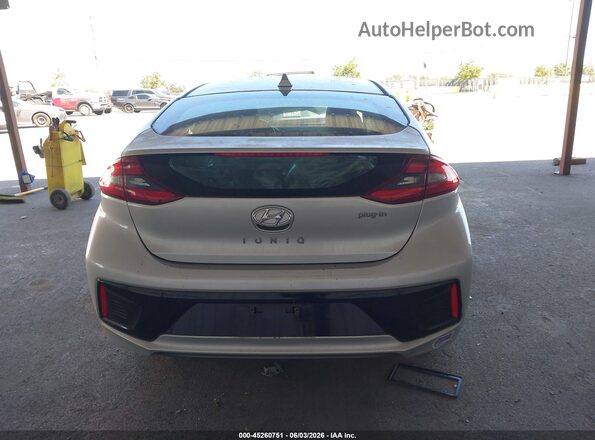 KMHC65LD0KU147174 2019 HYUNDAI IONIQ PLUG-IN HYBRID Silver 