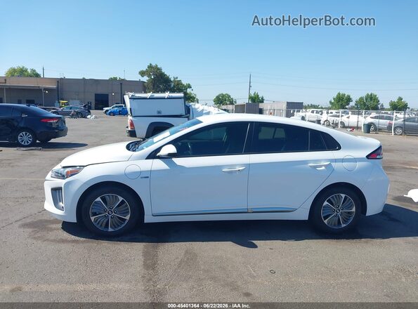 KMHC65LD0LU210498 2020 HYUNDAI IONIQ PLUG-IN HYBRID White Սալոնի 360 աստիճան տեսք