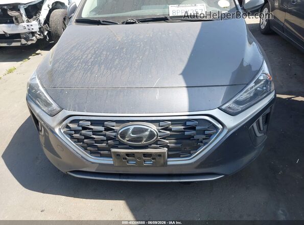 KMHC65LD1LU189581 2020 HYUNDAI IONIQ PLUG-IN HYBRID Серый Вид задней части салона