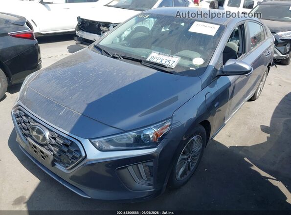 KMHC65LD1LU189581 2020 HYUNDAI IONIQ PLUG-IN HYBRID Серый Передняя левая четверть