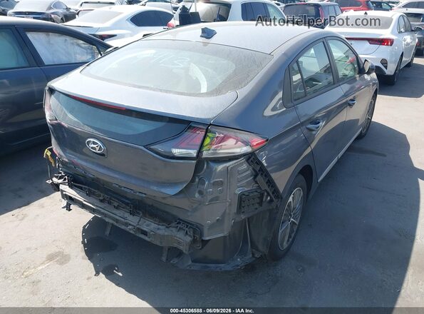 KMHC65LD1LU189581 2020 HYUNDAI IONIQ PLUG-IN HYBRID Серый Задняя правая четверть