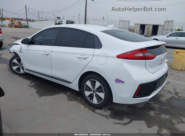 KMHC65LD2KU147130 2019 HYUNDAI IONIQ PLUG-IN HYBRID White Tył lewy