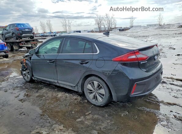 KMHC65LD3KU146052 2019 HYUNDAI IONIQ Black Հետևի ձախ