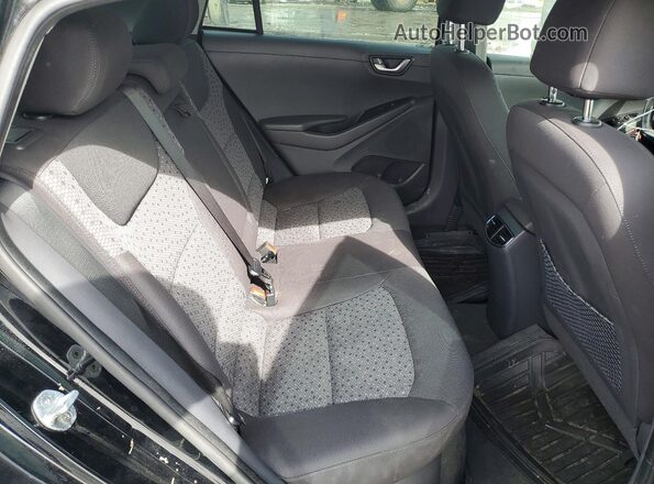 KMHC65LD3KU146052 2019 HYUNDAI IONIQ Black Հետևի նստատեղերի տեսք