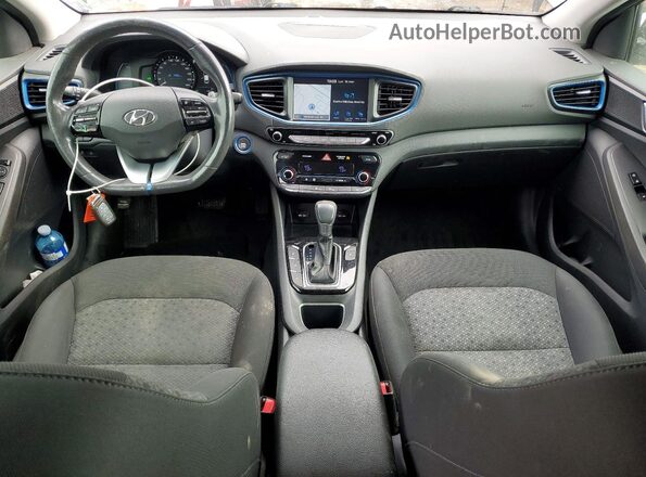 KMHC65LD3KU146052 2019 HYUNDAI IONIQ Black Առջևի վահանակի տեսք