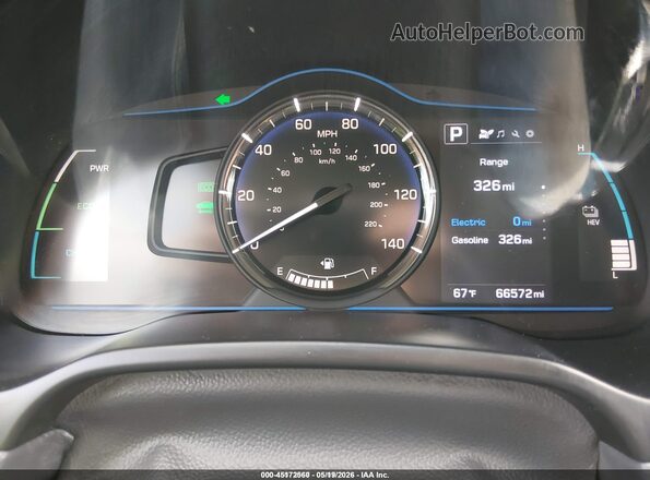 KMHC65LD3KU156340 2019 HYUNDAI IONIQ PLUG-IN HYBRID White 