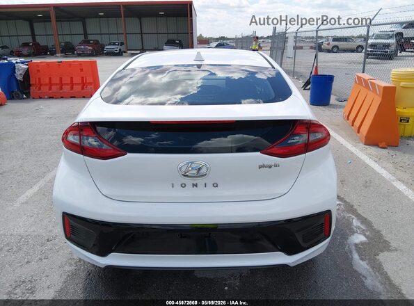KMHC65LD3KU156340 2019 HYUNDAI IONIQ PLUG-IN HYBRID White 