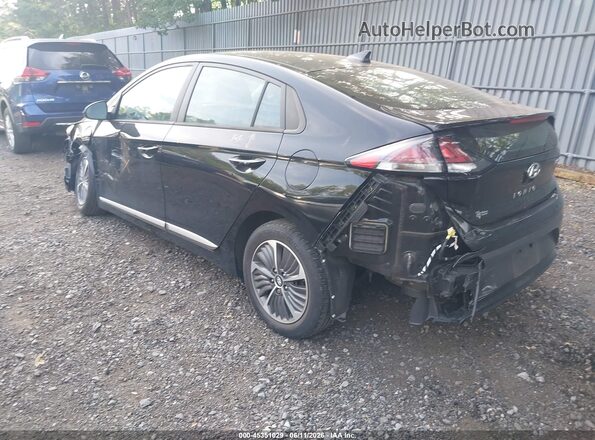 KMHC65LD9MU256316 2021 HYUNDAI IONIQ PLUG-IN HYBRID Черный Задняя левая четверть