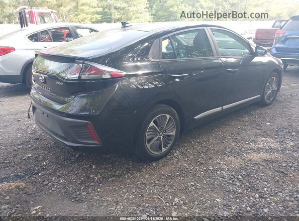 KMHC65LD9MU256316 2021 HYUNDAI IONIQ PLUG-IN HYBRID Черный Задняя правая четверть