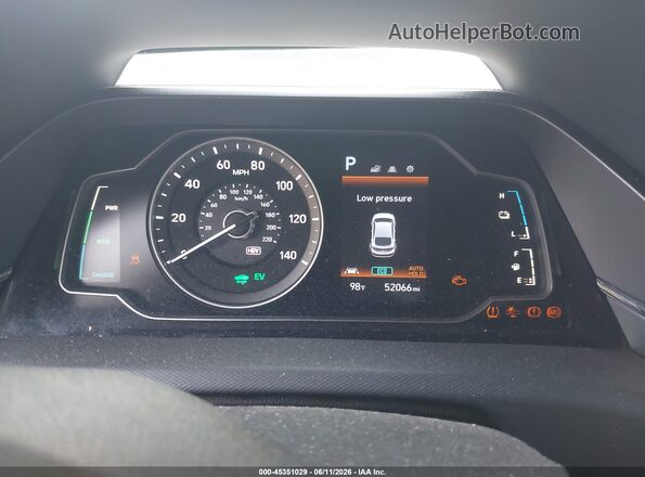 KMHC65LD9MU256316 2021 HYUNDAI IONIQ PLUG-IN HYBRID Черный Вид задних сидений