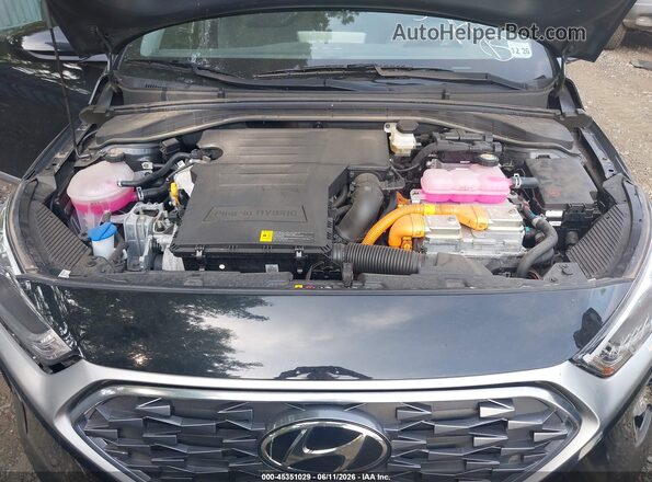 KMHC65LD9MU256316 2021 HYUNDAI IONIQ PLUG-IN HYBRID Черный Вид сзади