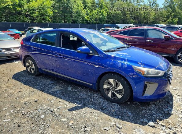 KMHC75LC0KU120397 2019 HYUNDAI IONIQ Blue Առջևի աջ