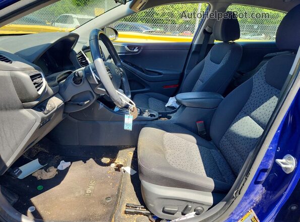 KMHC75LC0KU120397 2019 HYUNDAI IONIQ Blue Սալոնի դիմացի տեսք