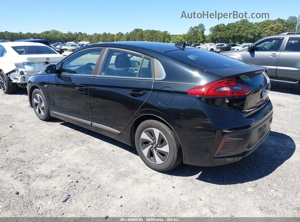 KMHC75LC0KU129293 2019 HYUNDAI IONIQ HYBRID Black Rear left