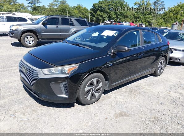 KMHC75LC0KU129293 2019 HYUNDAI IONIQ HYBRID Black Front left