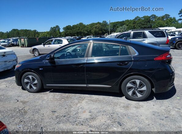 KMHC75LC0KU129293 2019 HYUNDAI IONIQ HYBRID Black 360 interior view