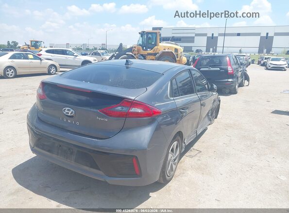 KMHC75LC1HU037232 2017 HYUNDAI IONIQ HYBRID Gray უკანა მარჯვენა