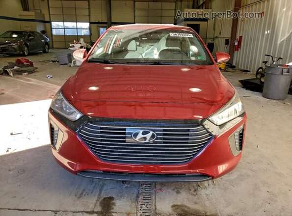 KMHC75LC2KU123219 2019 HYUNDAI IONIQ Red Widok z przodu